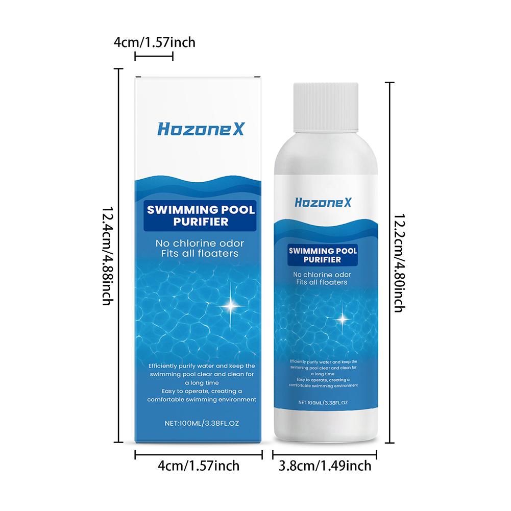 Pool Purification Liquid Pool Water Quality Is Clear Odorless Clean Dirt Instant Clean Cleaning Liquid