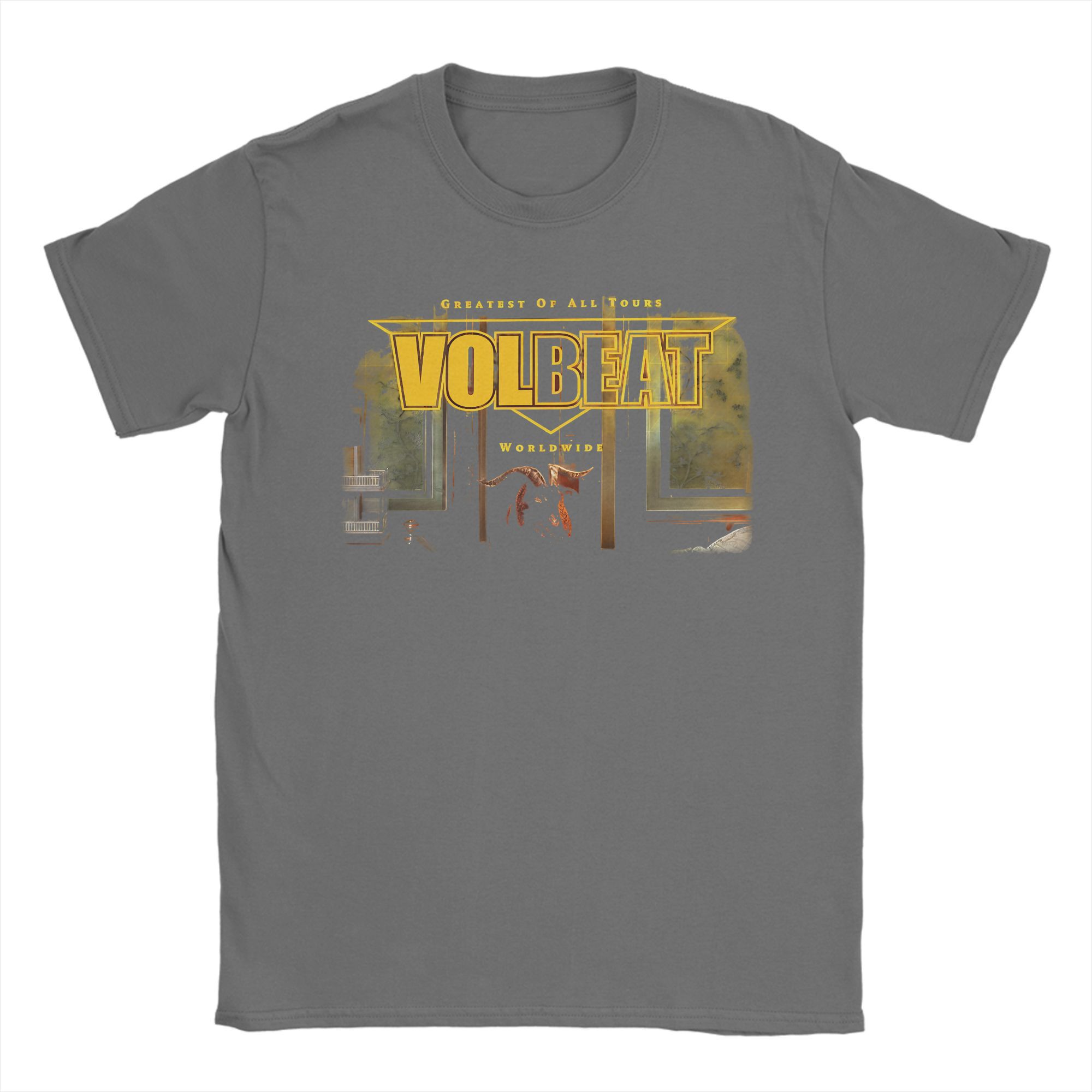 

V-Volbeatted Rock Mental Band Tee Shirt for Men Women 2025 Tour Graphic T Shirts Cotton Clothes 4XL