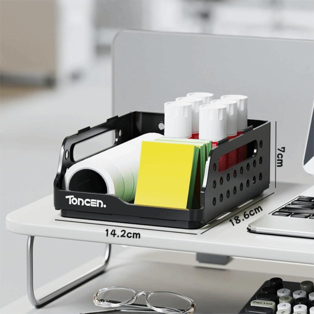 Pegboard Foldable Desktop Bookshelf Plastic Drawer Organizer Desktop Storage Shelf Student Study