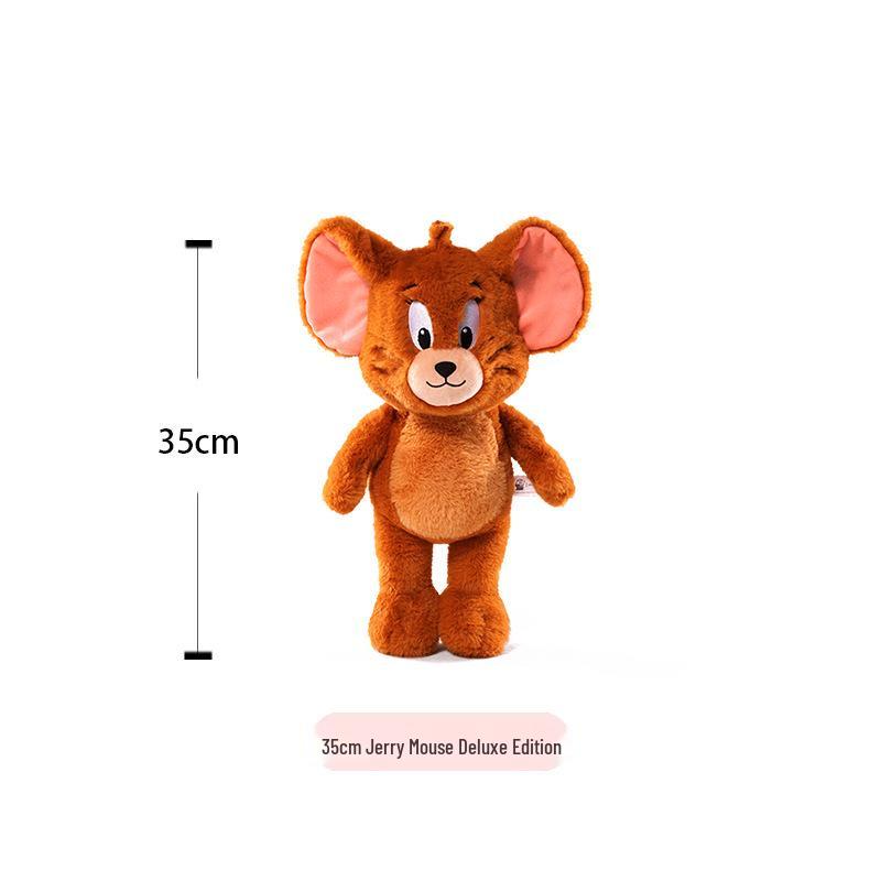 Tom and Jerry Plush Toy Set: Tom Cat Doll & Jerry Mouse Pillow