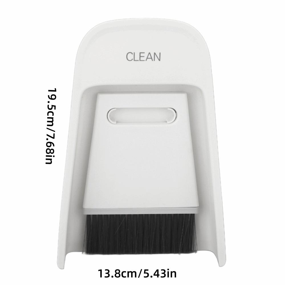3-Piece Set Sturdy Structure Mini Cleaning Brush Set Small Hand Brush Pan For Nail Salon