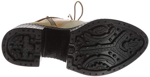 Yosuke Women's Platform Lace-Up Short Boots, Beige, Size 23cm, 2600898