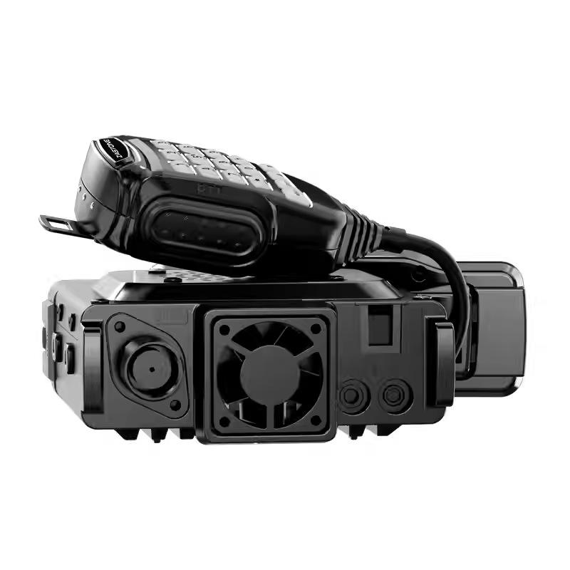 ZASTONE D500 25W Mini Dual-Band Car Radio with Panel Separation for Self-Driving Outdoor Use