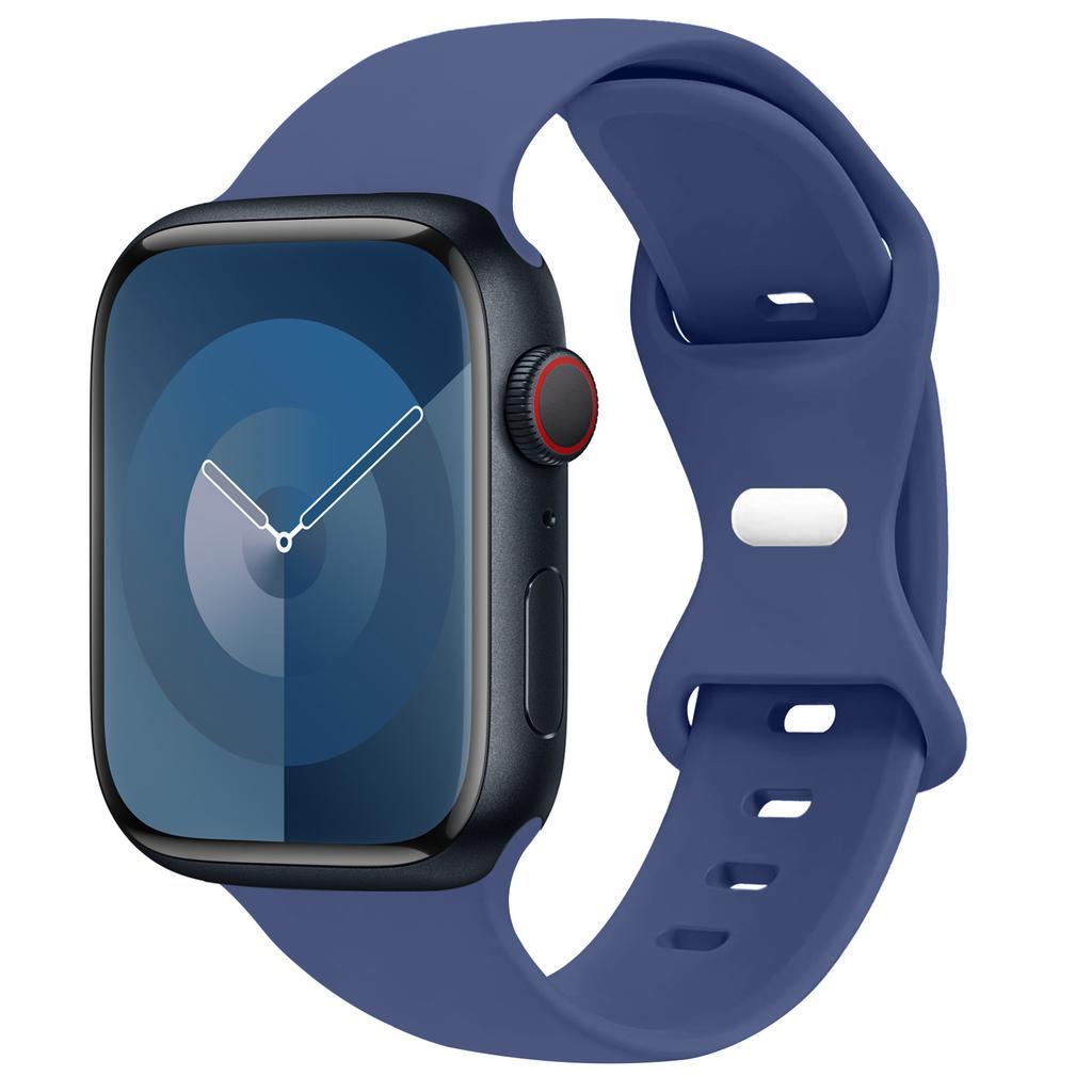 Silicone Strap For Apple Watch Band 44mm 45mm 41mm 40mm 49mm 42mm 38mm 46MM Sport Bracelet iWatch Series Ultra 2 SE 10 9 8 7 6 5