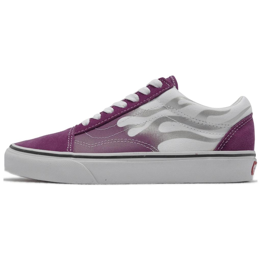 Vans Old Skool Purple Flame Herren-Sneakers Dunkelviolett True-White VN0A4U3BXEZ