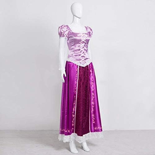 Midoriya Rapunzel Princess Dress Costume, Cosplay Costume, Halloween Costume, High-Quality Cosplay, Women's, Size XL