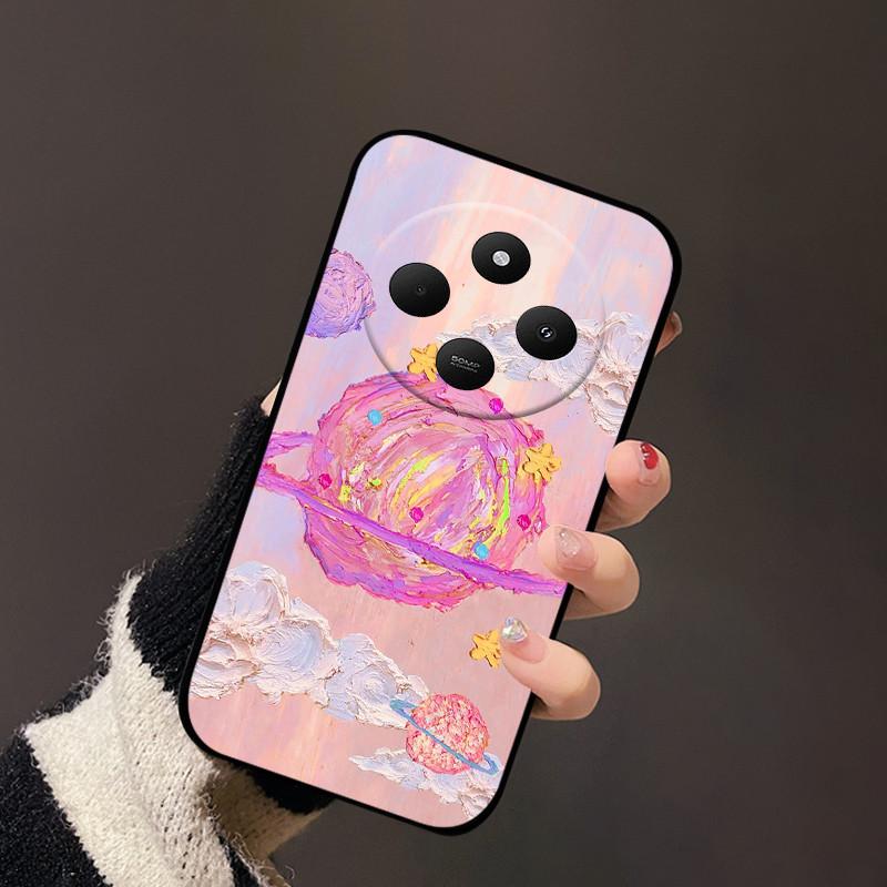 Für Redmi 14C 4G Weiche Hülle 14R Stilvolle Cartoon-Bemalte TPU-Silikon-Handyhülle Für Xiaomi Poco C75 4G 5G Stoßfeste Coque Hüllen
