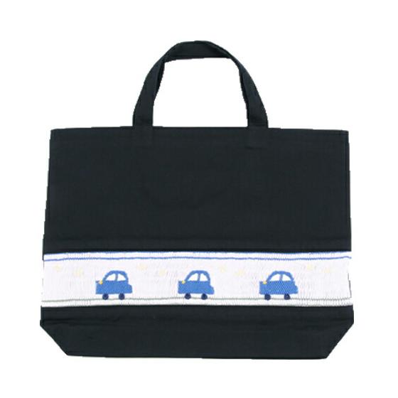 

[Up to 2000 yen OFF coupon distribution during the period! 5/9 20:00 ~ 5/16 1:59] [Lesson] Hand embroidered smocking lesson bag with gusset, navy