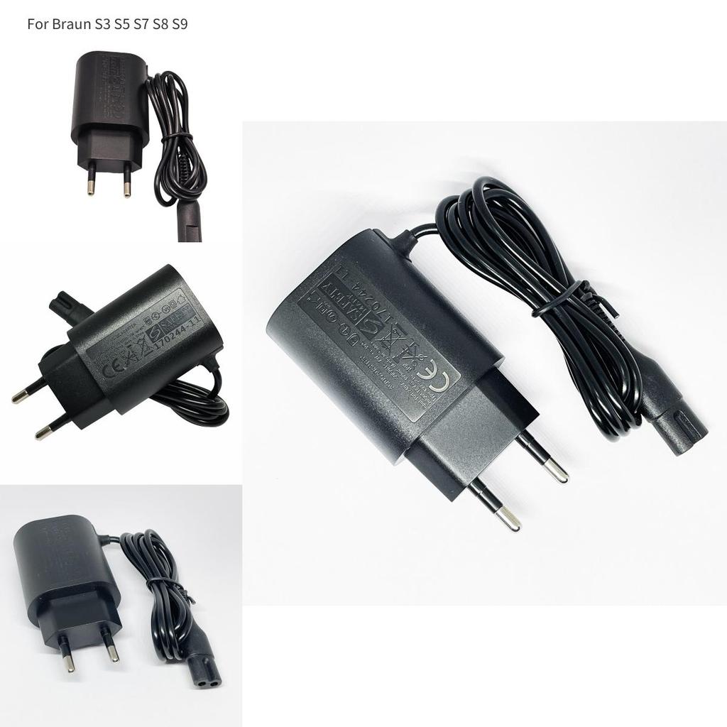 Адаптер-зарядний пристрій для бритви Braun з блоком живлення 12 В для серій S3 S5 S7 S8 S9 пристроїв для догляду