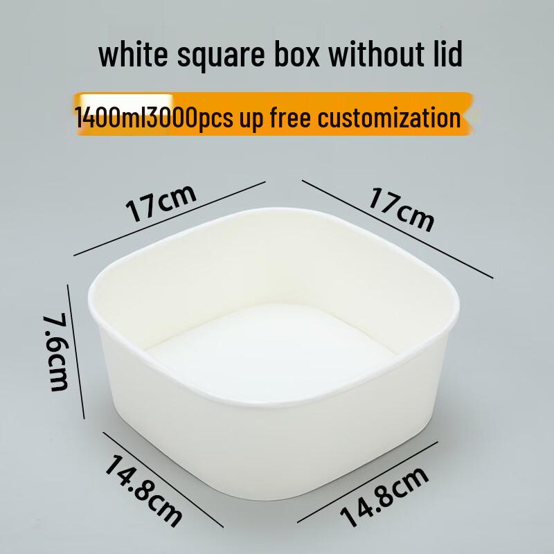 Disposable Square Fruit Takeout Containers
