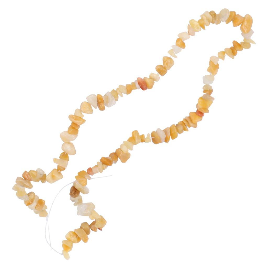 Enkla smycken DIY Oregelbundna pärlor Unika pärlor Chip Hänge Tillbehör för Ring Armband Topaz