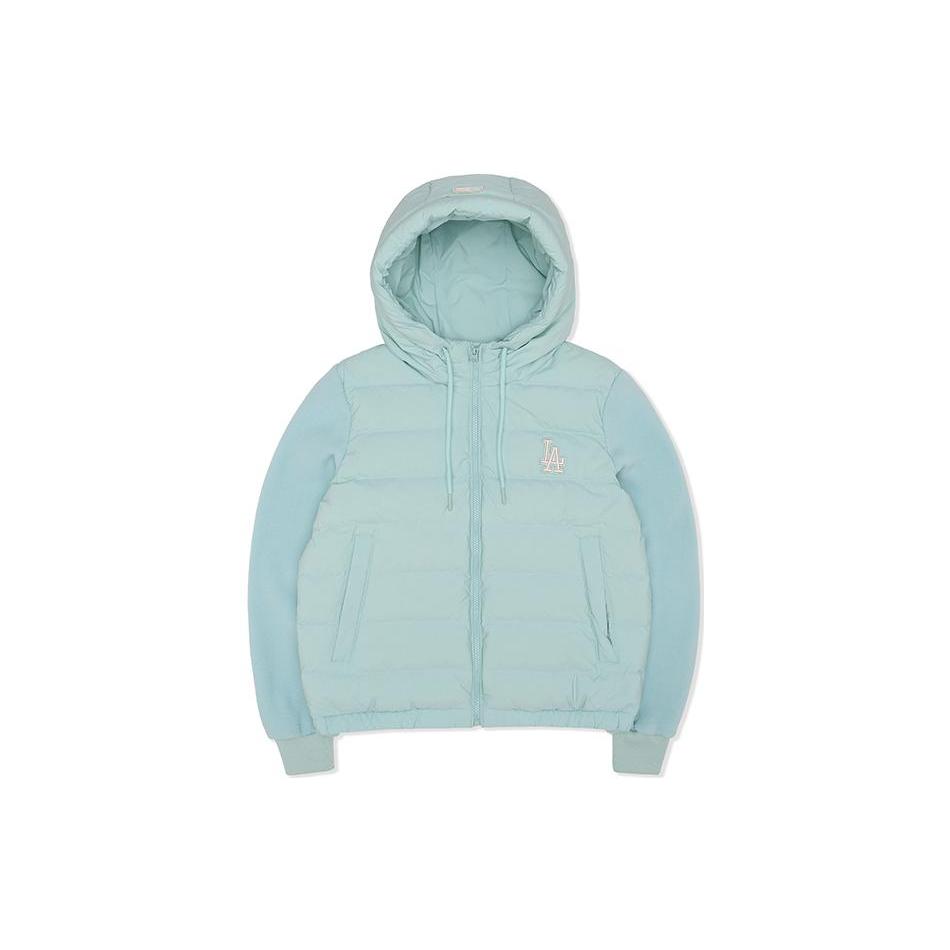 

New MLB FW22 Down Jacket Cropped Unisex Blue 3ADJEC126-1 XS