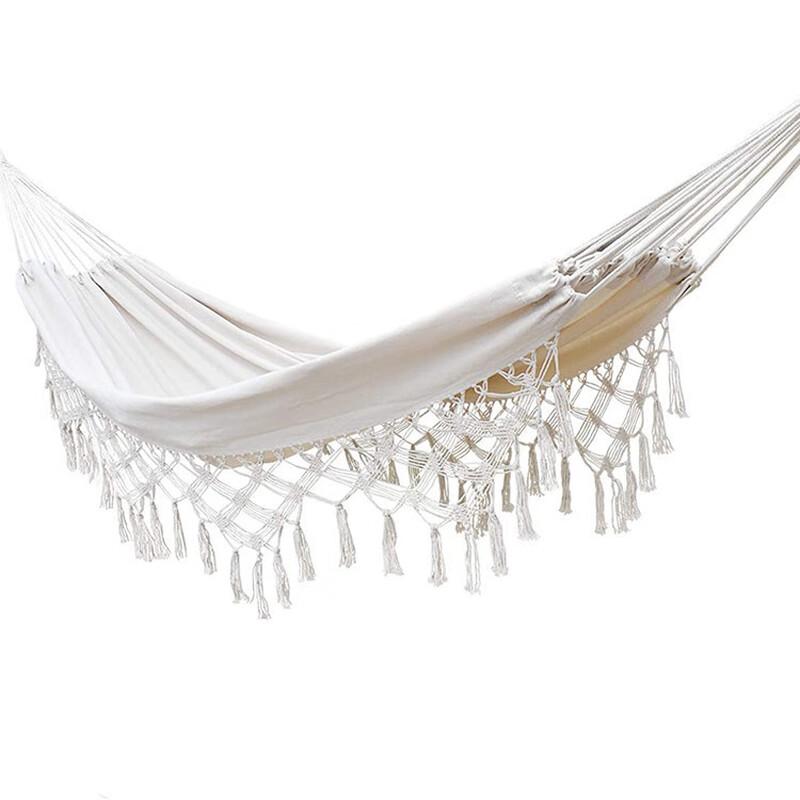 Tassel Canvas Hammock Swing Chair