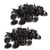 100PCS Car Body Fender Metal Screws Bumper Moulding Retainer Clips Bolts 7mm Hex