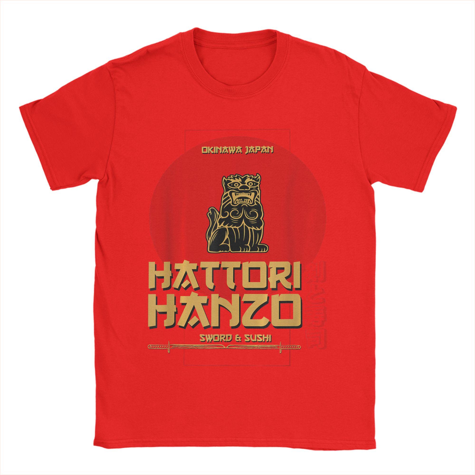 Mens Hattori Hanzo T Shirt  100 Cotton Tops Vintage Short Sleeve Crewneck Tees Printing TShirt S