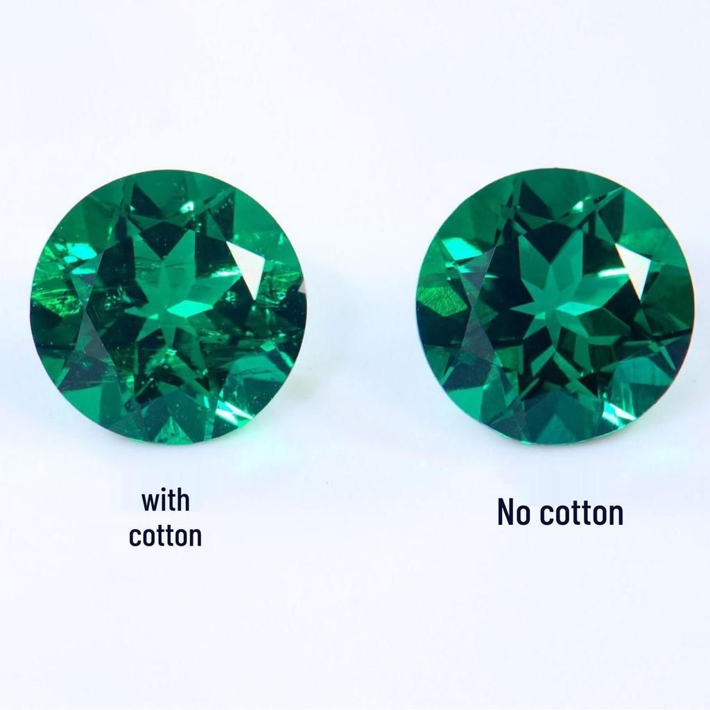 Hydrothermal Synthetic Emeralds: Zambia/Colombia-Origin Loose Gemstones