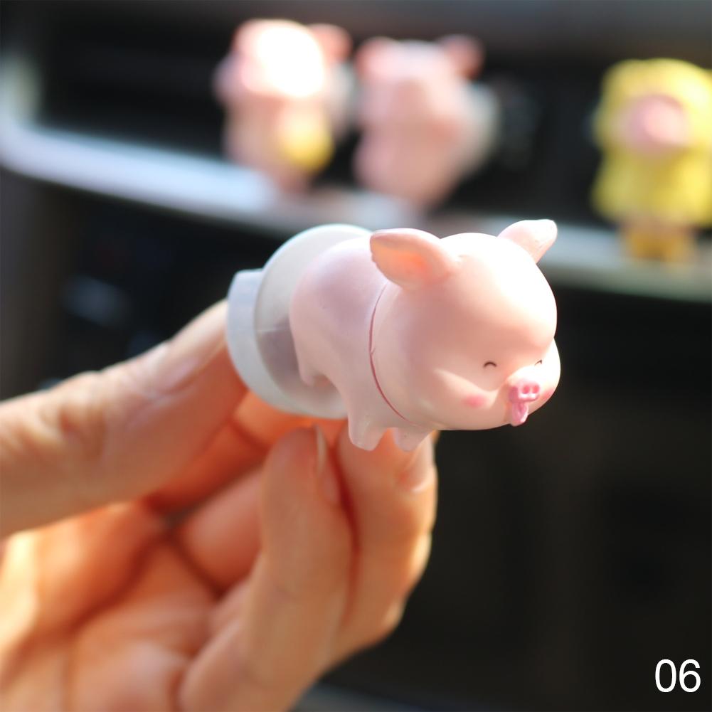 

Автомобильный освежитель воздуха, украшение для кондиционера, милый аксессуар в виде свиньи, зажим для ароматерапии, зажим для духов