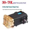 High Power 380V Ultra-High Pressure Washer Pump for Pipe Dredging, Rust and Paint Removal, 40-70L/min Flow Rate.