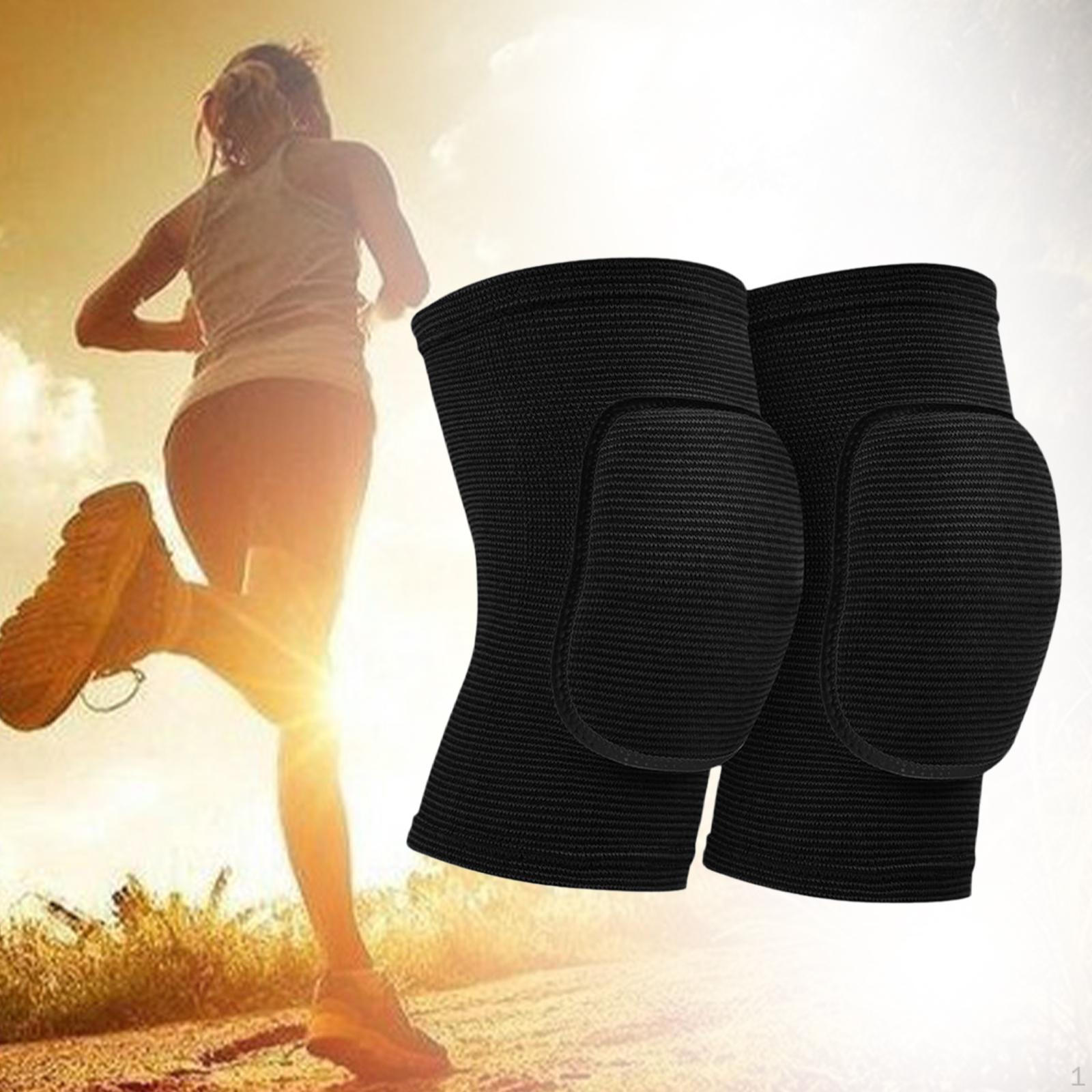 

2 Pack Breathable And Portable Football Knee Support Brace for Skiing, Weightlifting, Tennis чорний