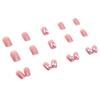 Glänzender Diamant-Nagel zum Tragen. Neues Nagelpflaster. In einer Sekunde tragbar. Fertiges Produkt. Kurzes Nagelpflaster.