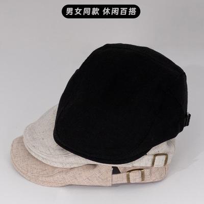 Literāra un retro priekšgala cepure Rudens un ziemas cepure Sieviešu liela galvas apkārtmēra, kas izceļ seju, maza berete, universāla puikas cepure