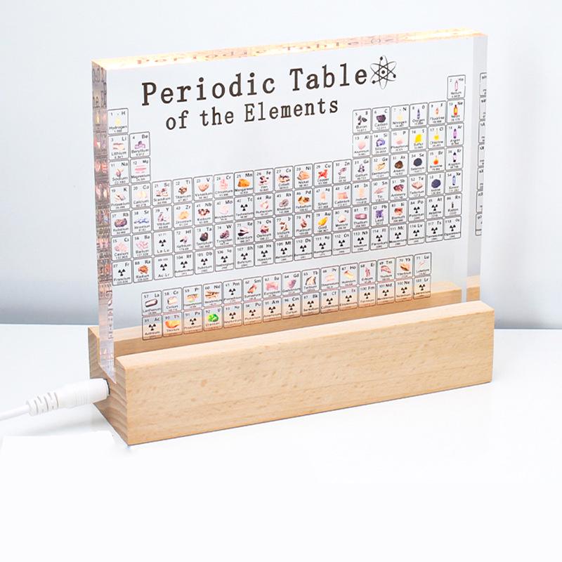 3D Periodic Table Model: Chemistry Teacher's Creative Desktop Ornament & Junior High School Educational Gift.