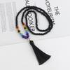 Seven Chakra Volcanic Stone Aromatherapy Yoga Necklace