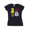Star Wars Womens/Ladies Heart Robot Cotton T-Shirt