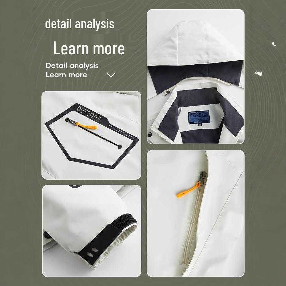 Woodpecker Men's Waterproof Windbreaker: Spring & Autumn 2025 Cycling & Mountaineering Jacket