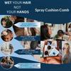 2 In 1 Hair Styling Spray Brush Detangling Anti-Frizz Comb Portable for Travel Women Men Daily Hair Care