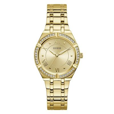 1 Pezzo Guess Cosmo Diamonds Quadrante Argento Serie Cinturino in Acciaio Orologio Per Donna - GW0033L2