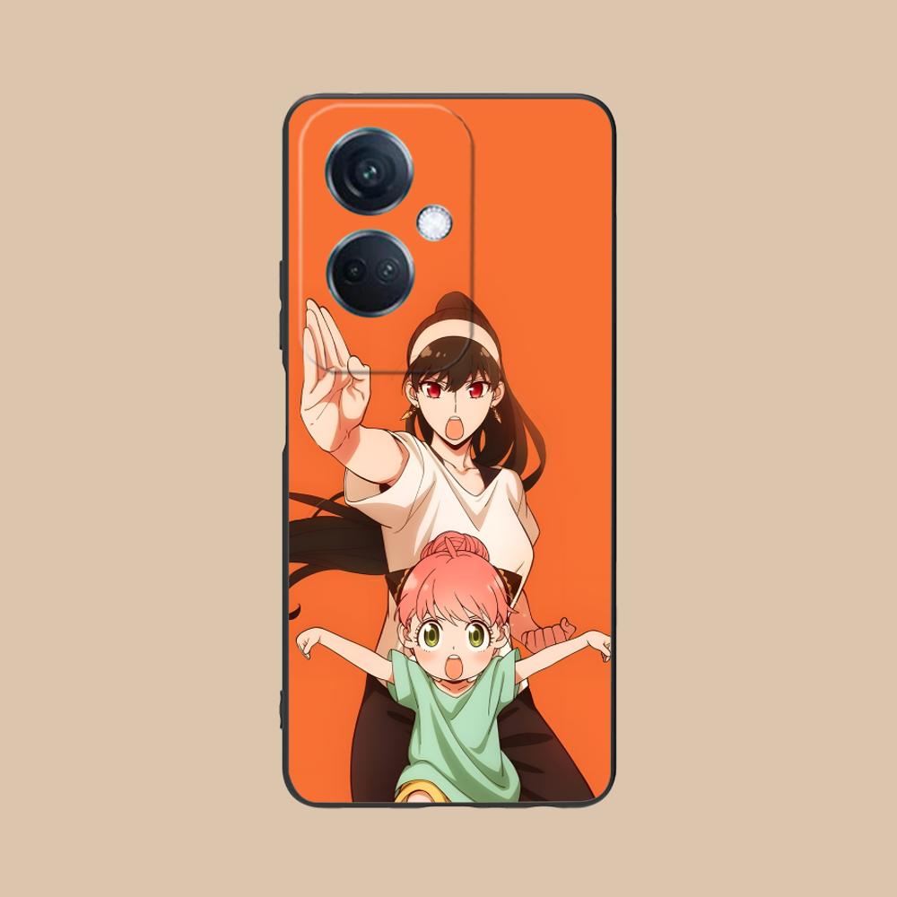 Anime Spy Family Mobile Phone Case for OPPO Reno 14 13 12 11 10 9 8 7 6 5 F T Pro 5G Colorful Printing Cover Luxury Cover Pretty
