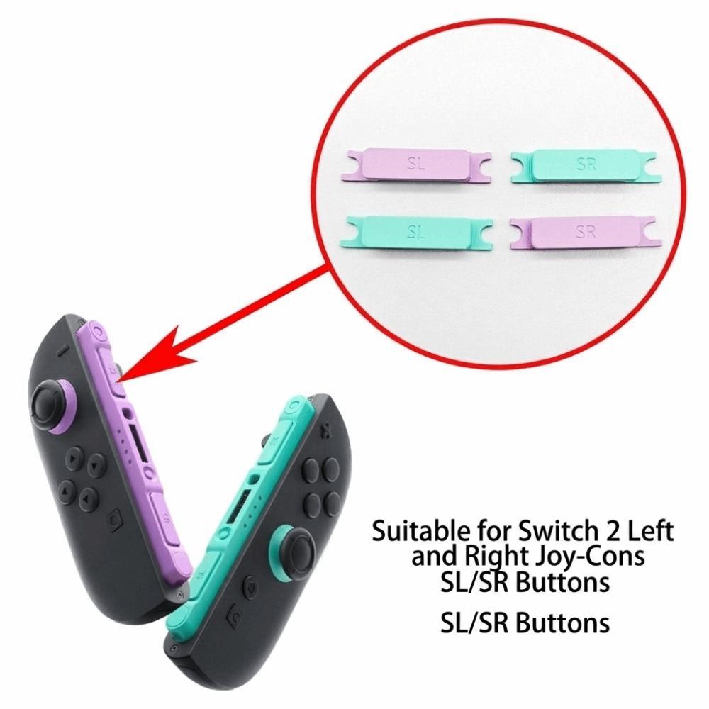 4pcs/Set Replacement SL SR Buttons for Nintendo Switch 2 Joy-Con Controller Repair