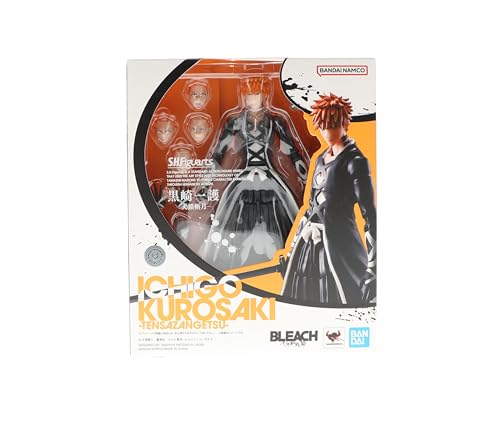 TAMASHII NATIONS S.H.Figuarts BLEACH Thousand-Year Blood War Arc Kurosaki Ichigo -Bankai: Tensa Zangetsu- Approx. 155mm ABS & PVC Pre-painte