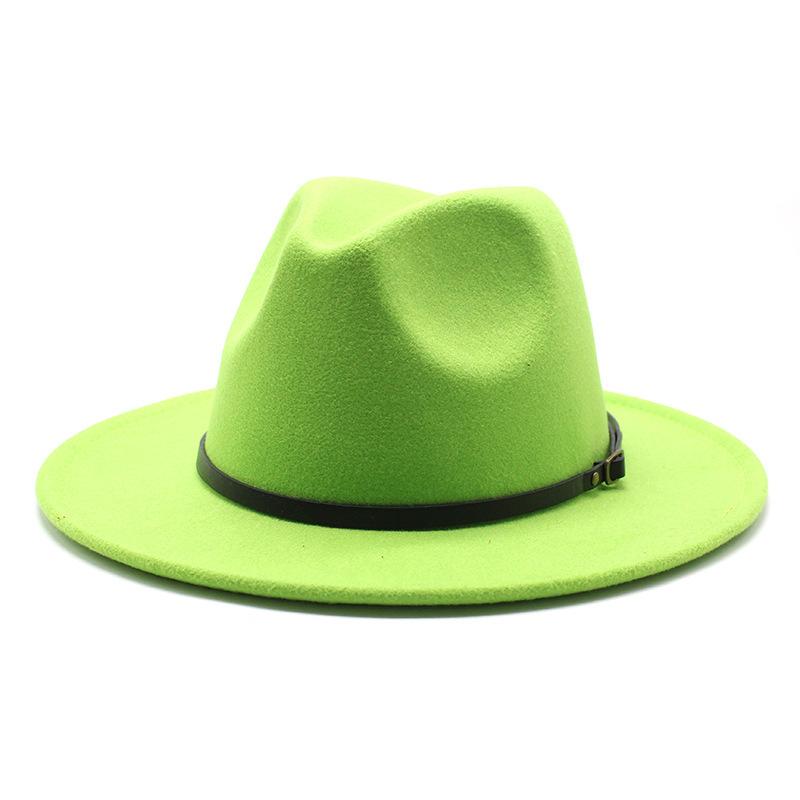 Chapeau jazz populaire sur eBay automne et hiver chapeau haut rétro britannique chapeau en laine tendance pour femme