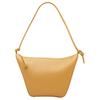 Loewe Hammock Embossed Letter Puzzle Zipper Closure Leather Hobo Bag Women Bags Desert-Yellow A538G13X01-6715
