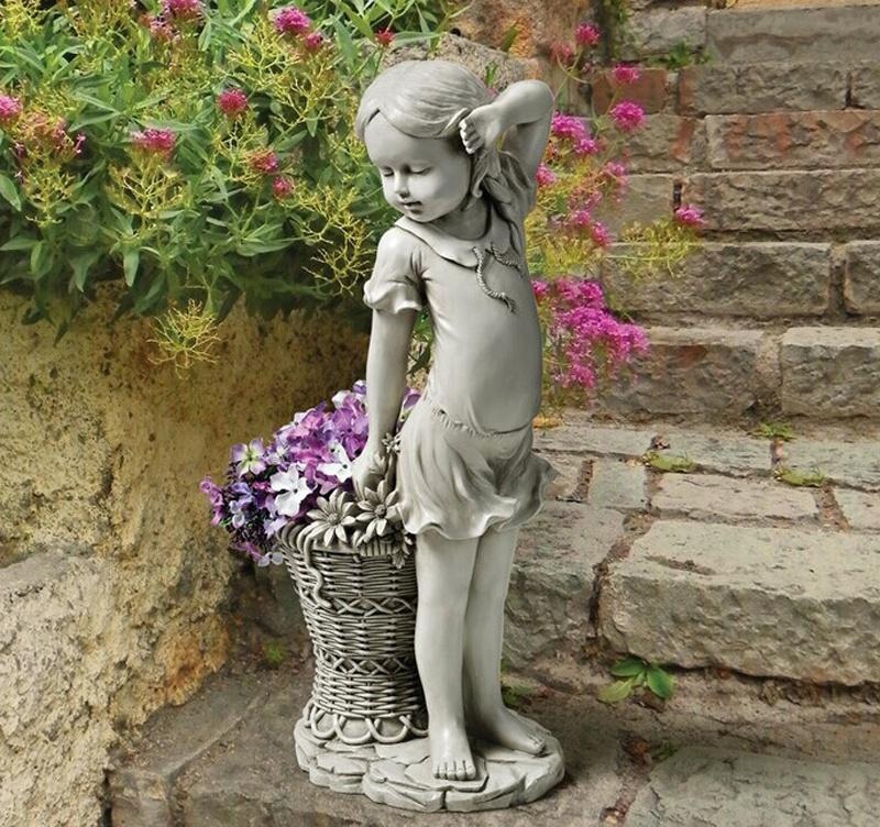 3d Flower Basket Girl Sculpture Creative Resin Crafts Ornaments Outdoor Garden Decoration Statue Gardening At A Low S On Joom E Commerce Platform 3d Flower Basket Girl Sculpture, Creative Concrete Ornaments For The Garden