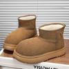 Fashion Winter New Platform Men and Women Snow Boots Casual Slip-on Botas Altas Plush Warm Home Cotton Shoe Classic Lovers Ankle Boots