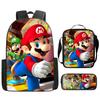 Mario Mario School Bag Children'S Backpack Cartoon Satchel