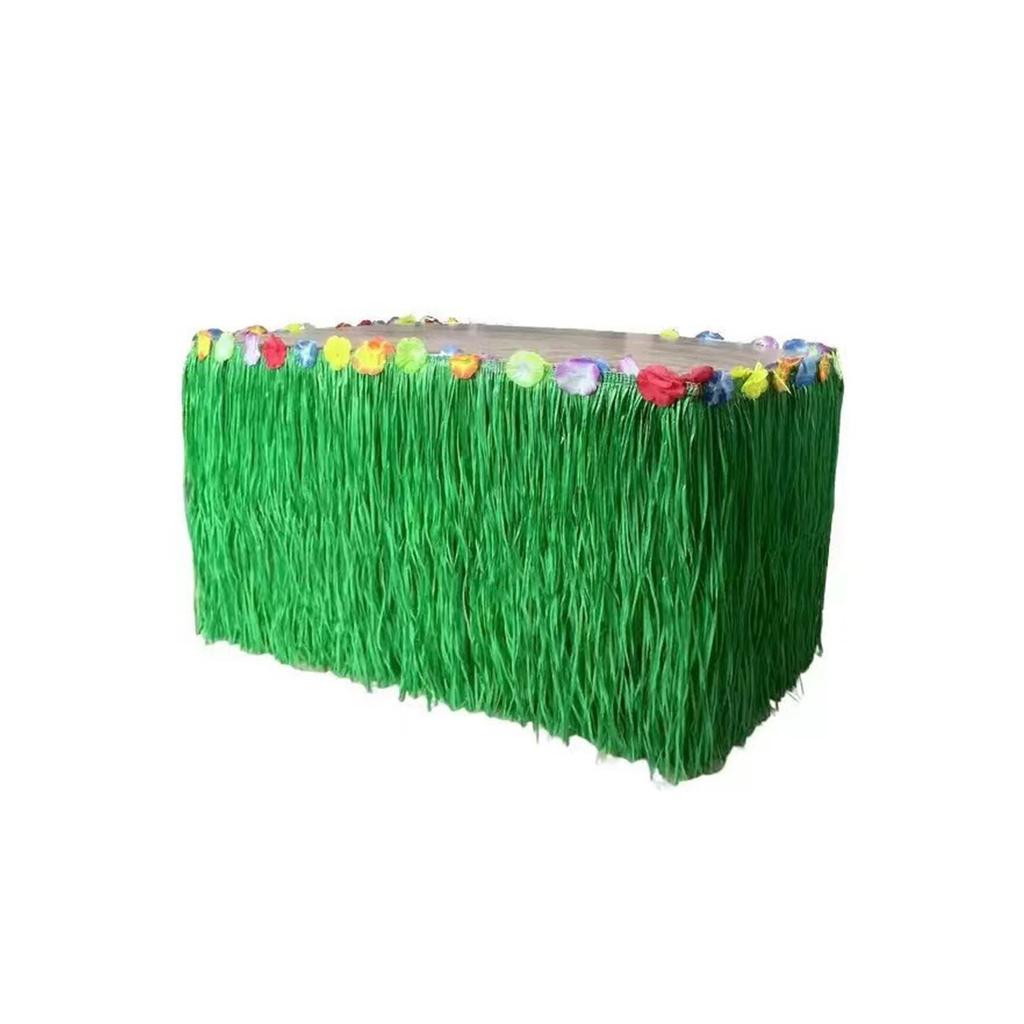 200x75cm Outdoor Beach  Atmosphere Decorative Table Skirt Tassel Table