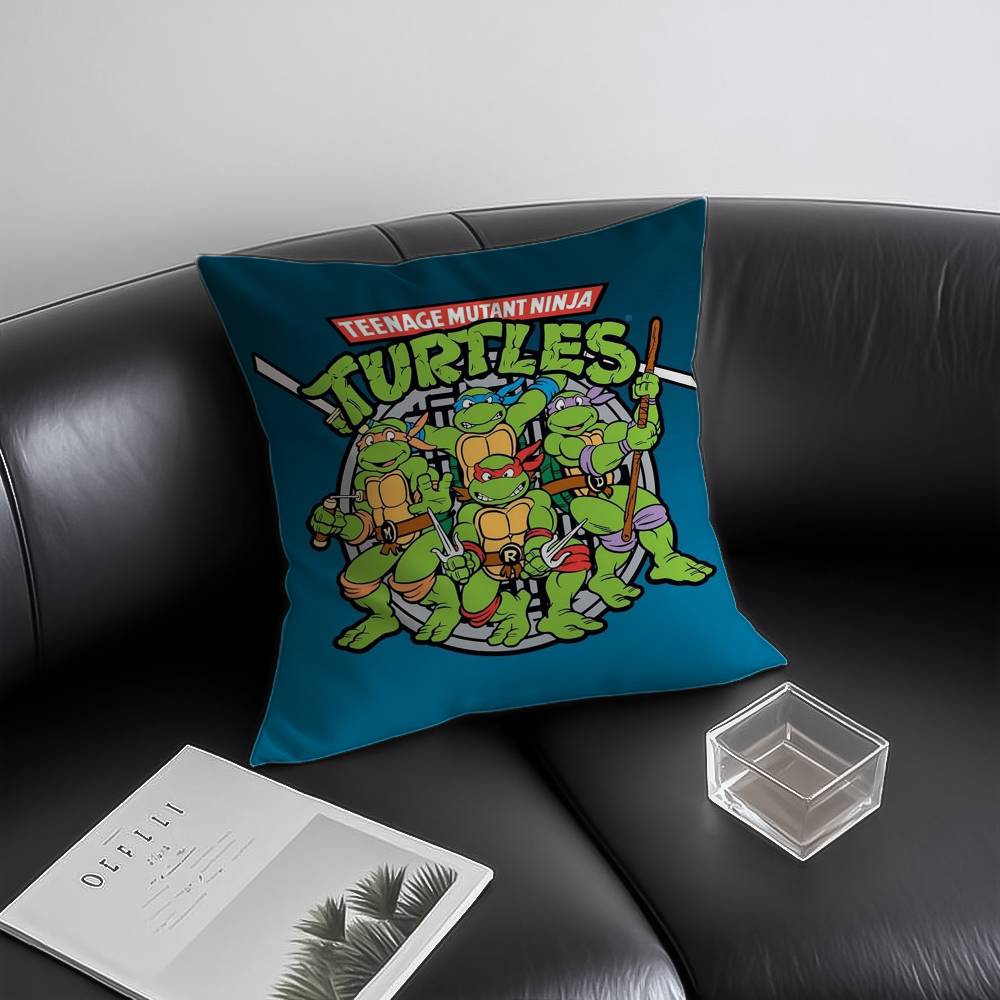 N-Ninja Movie T-Turtles Pillow Case Anti-dustmite Invisible Zipper Sofa Bed