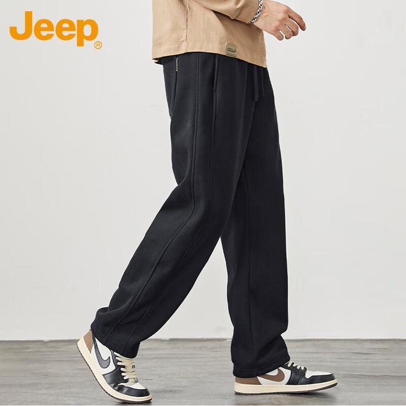 JEEP Men's Autumn/Winter Straight-Leg Casual Sport Sweatpants