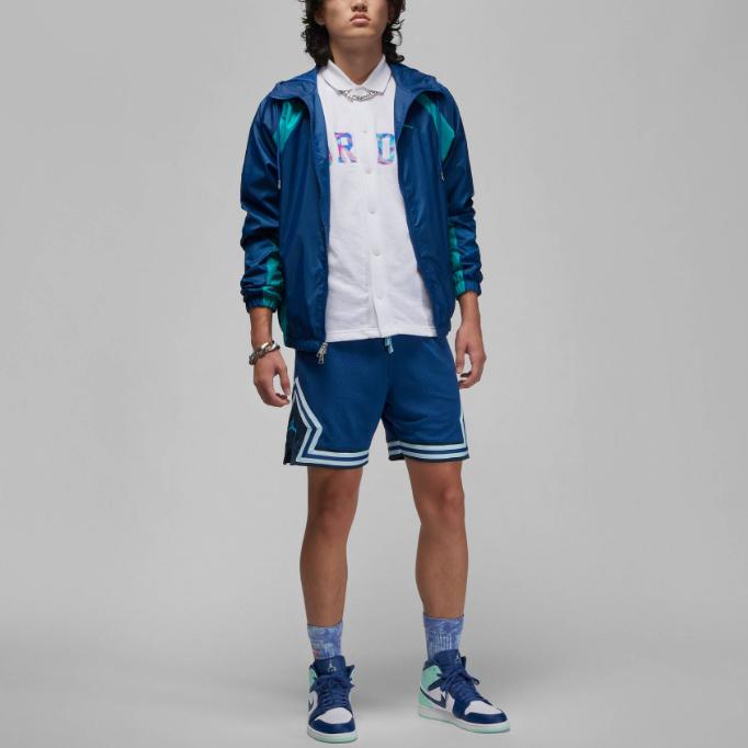 Jordan Solid Color Polo With Logo Embroidery Short Sleeve T-Shirt Men Tops White DX6299-100