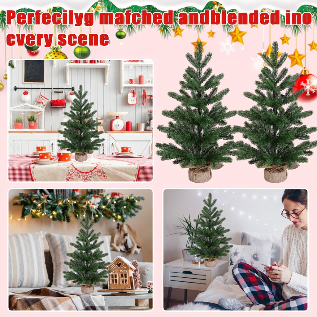 Artificial Christmas Tree Desktop Small Tree Pe Christmas Decoration Christmas Tree Ornaments Small Christmas Tree