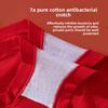Ladies Spring and Autumn Benming New Year Red Cotton 7A Antibacterial High Waist Belly Triangle Briefs