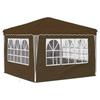 Pop Up Party Tent 288 X 288 X 245 Cm Taupe Oxford Fabric