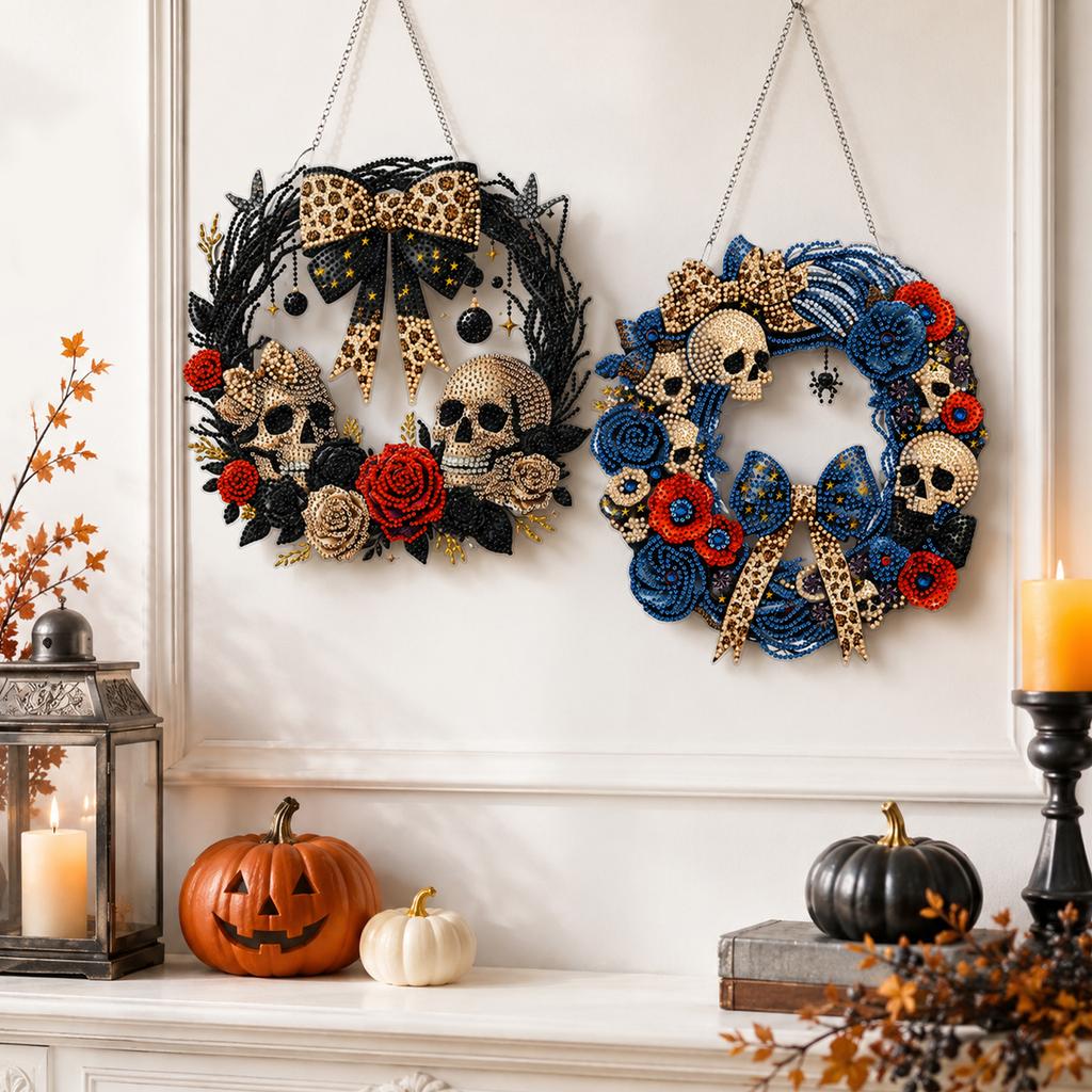 Halloween 5D Kits for Adults, DIY Hanging Decor, Gift for Home Wall Decoration