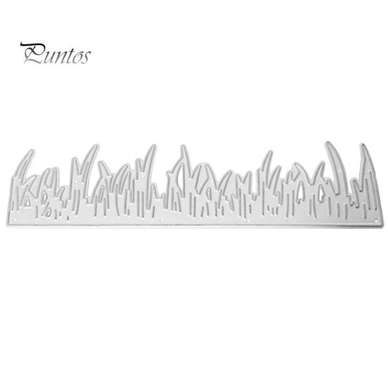 

Шаблон, противоударная форма для широкого использования, углеродистая сталь, мини-трава, газон, бордюр, сделай сам, режущий штамп для скрапбукинга серебряный