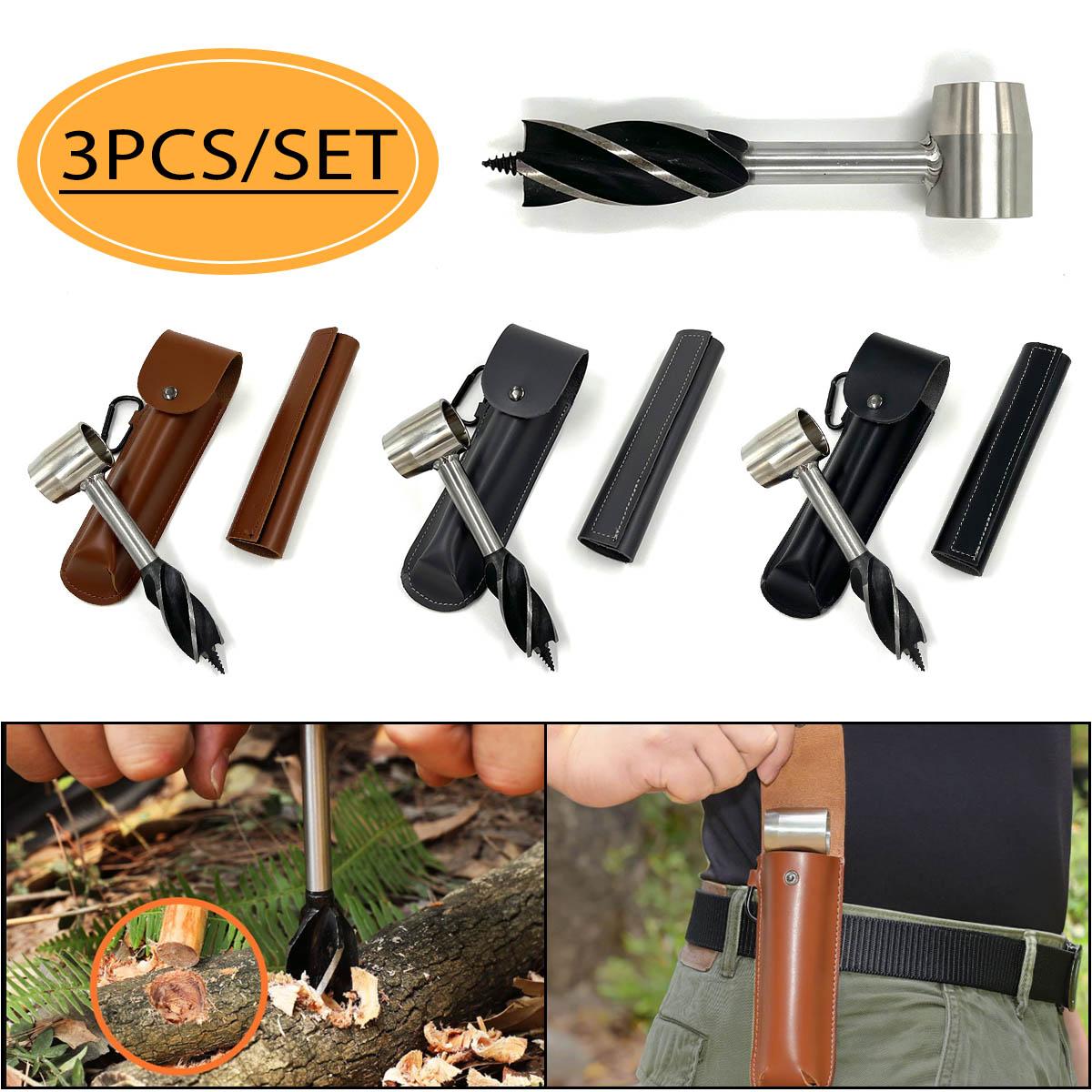 

PDTO Bushcraft Gear для выживания поселенцев Ручной шнековый ключ Сверло по дереву со шотландским глазком