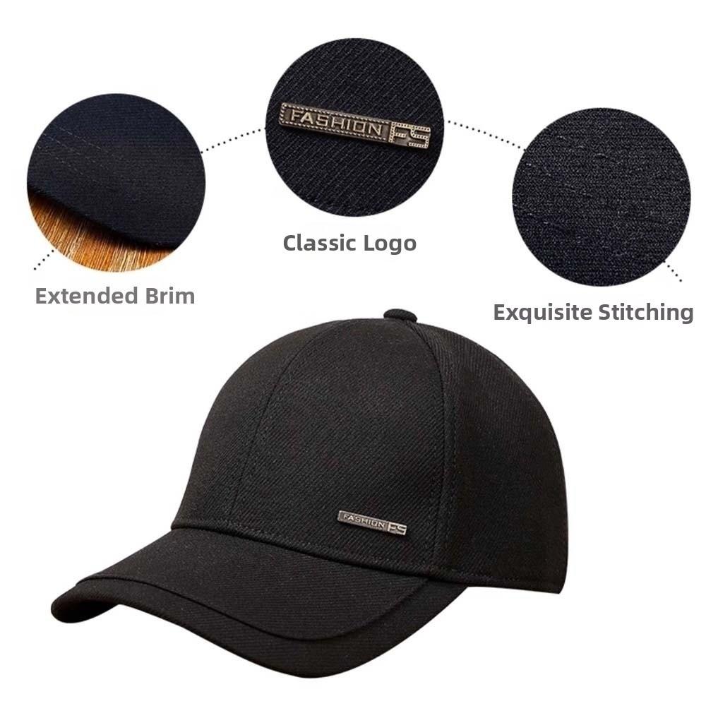 Sunscreen Solid Color Baseball Cap Adjustable Simple Sunshade Casquette Men Peaked Hat  Sports
